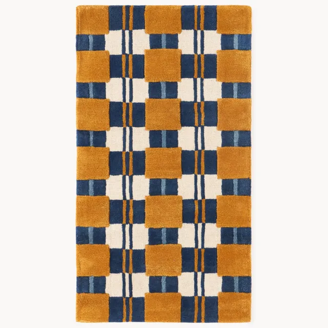 Westwing Collection Handgetuft wollen vloerkleed Kimi Kleurrijk