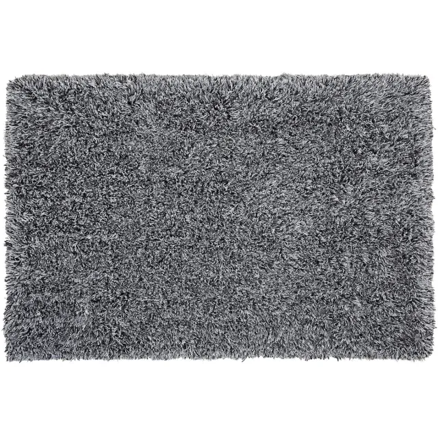 Beliani CIDE - Shaggy vloerkleed - Zwart/Wit - Polyester, foto 2