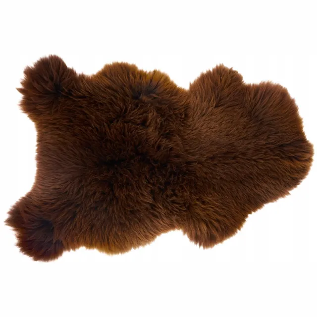 SKÓREX Natuurlijke schapenvacht Bruin - 120cm
