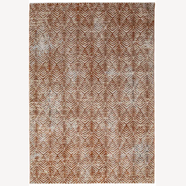 Flair Rugs vloerkleed terra met print