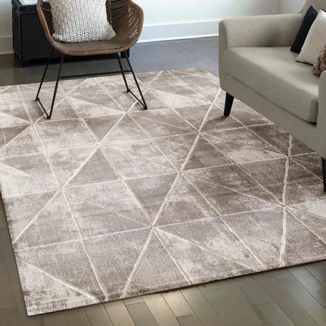 Muratap Harmony Mystic Abstract Vloerkleed Beige