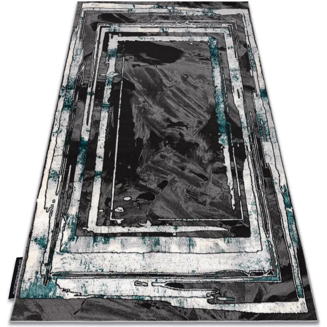 RUGSX Kleden Rugsx Tapijt DE LUXE modern 619 Frame Grijs