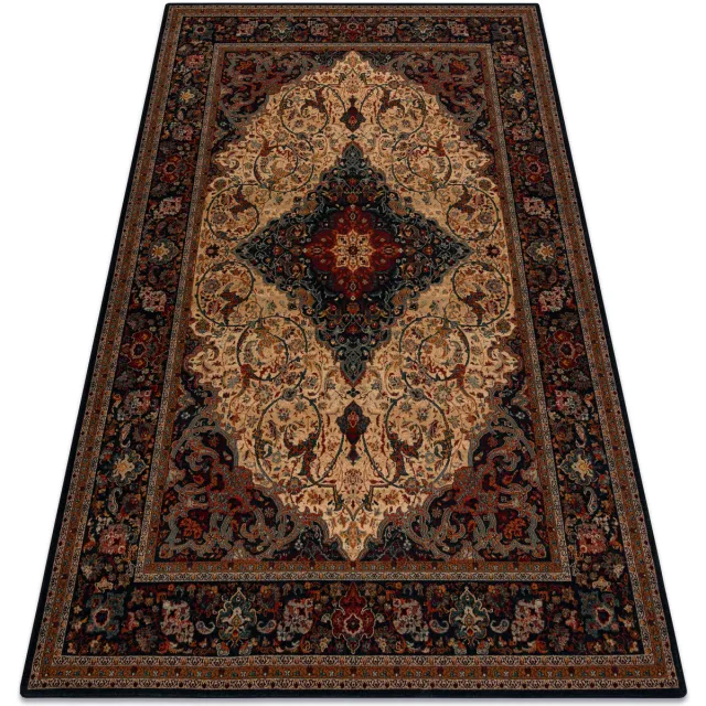 RUGSX Kleden Rugsx tapijt SUPERIOR PIENA rosette kamel 200x300 cm Rood