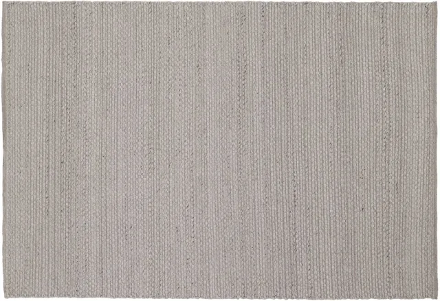 Must Living Nirvana vloerkleed rechthoekig wol en polyester grijs - 170 × 240 cm Naturel