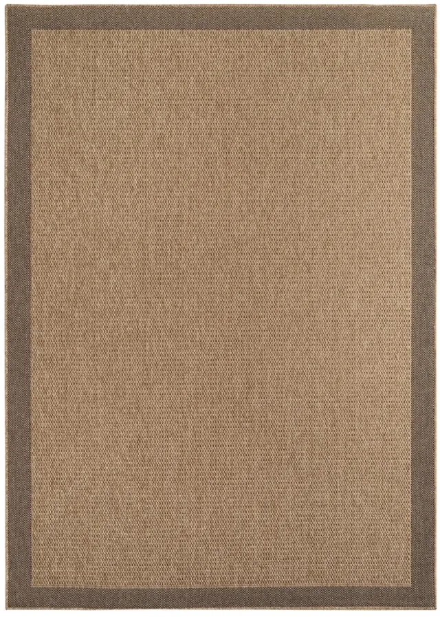 Dutch XXL Buitenkleed | Timber | Kader | Beige | 140x200 cm | Buitentapijt | Tuintapijt