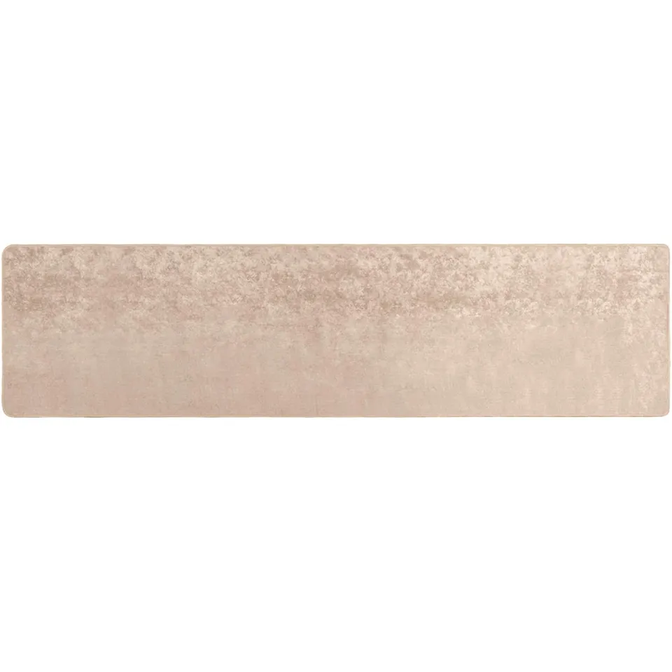 vidaXL Vloerkleedloper MARSA Beige 50 x 450 cm Polyester en PVC