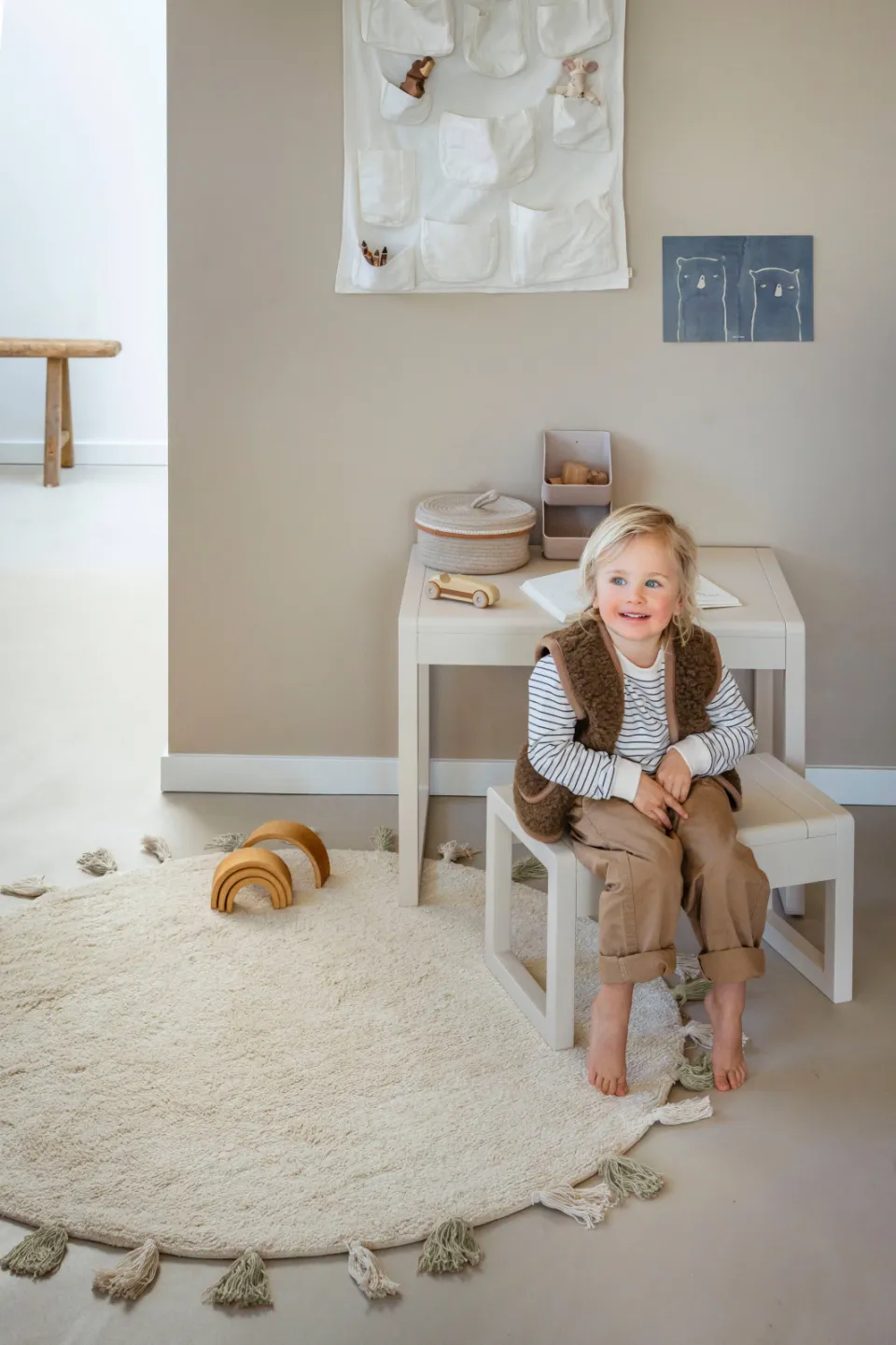 Tapis Petit Sara kindervloerkleed crème, foto 4