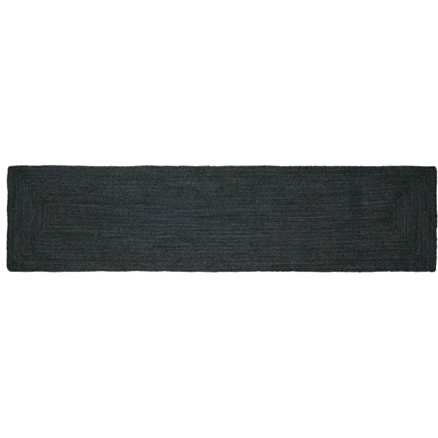 vidaXL Gebied Tapijt Donkergrijs 60 x 200 cm Jute