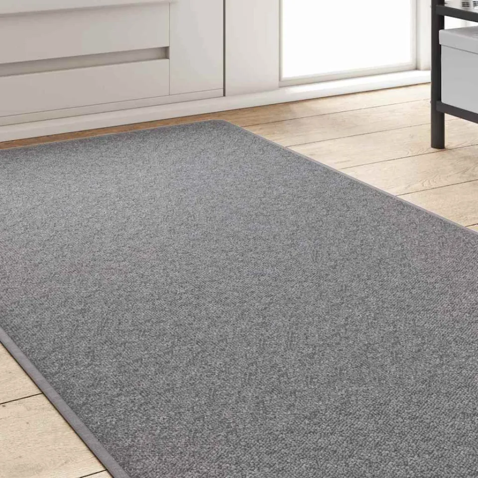 vidaXL Tapijt Loper Lichtgrijs 80 x 500 cm 100% Polypropyleen, foto 3