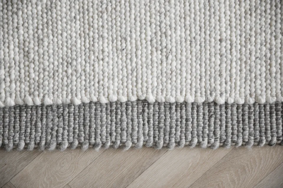 Rowico Home Auckland wollen vloerkleed lichtgrijs - 290 x 200 cm grijs, foto 5