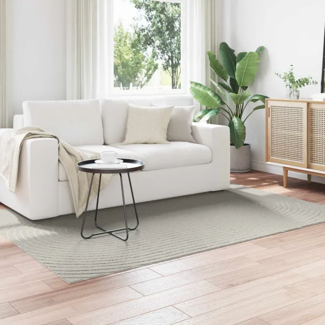 vidaXL Binnen- en buitentapijt PALMERAS Groen 140 x 200 cm Polyester, foto 2