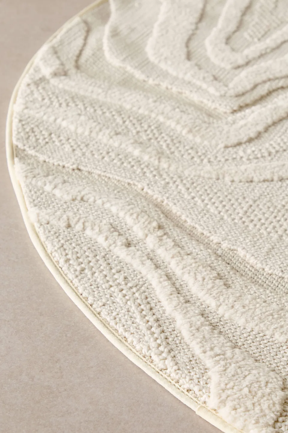 NOUS Living Teal vloerkleed crème, foto 3
