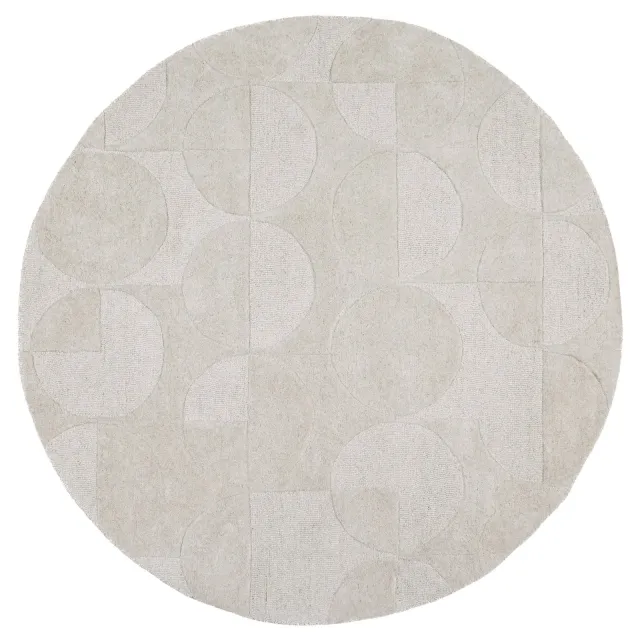 Flair Rugs Gigi wollen vloerkleed ivoor