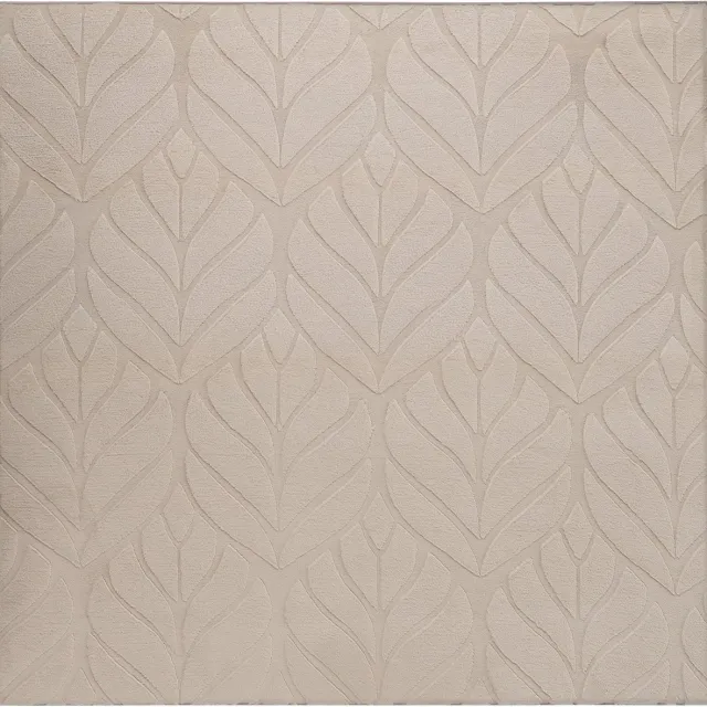 Beliani MITCHELL - Vloerkleed - Beige - Kunstbont