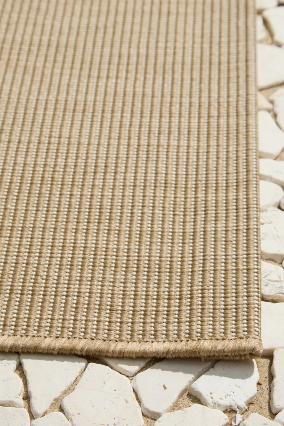NOUS Living binnen- en buitenvloerkleed Tarek (150x80 cm) beige, foto 3
