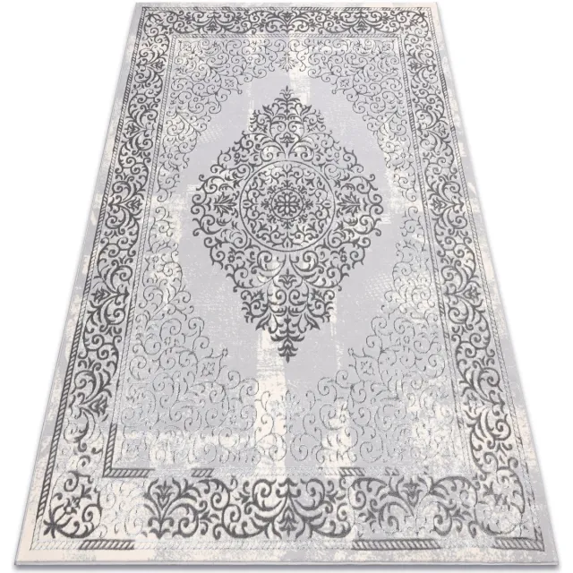 RUGSX Kleden Rugsx Tapijt CORE W7161 Rosette Vintage - structureel, 160x220 cm Grijs
