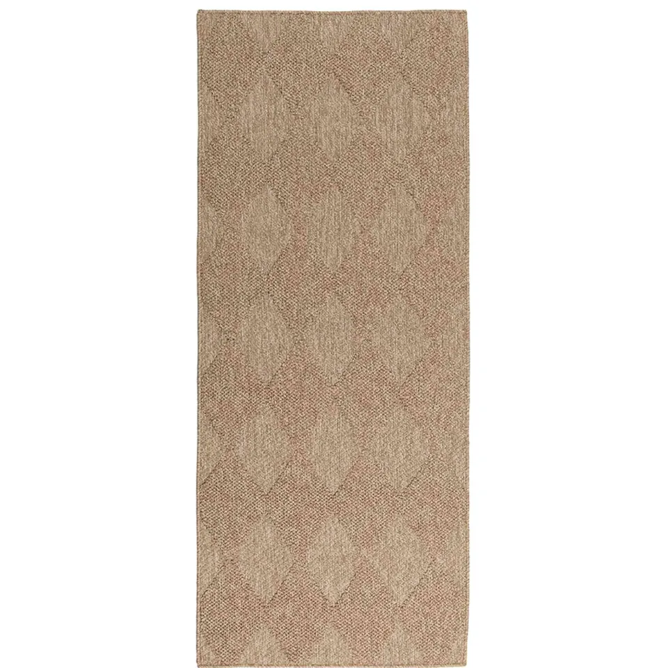 vidaXL Binnen- en buitentapijt AGIRA Naturel 150 x 80 cm Polyester