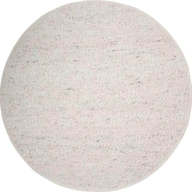 Veer Carpets Vloerkleed Stone Beige 215 - Wollen Design Vloerkleed in Scandinavische / Japandi Stijl