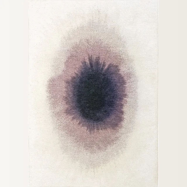Louis de Poortere Wasbaar Binnen & Buiten Vloerkleed - 170 x 240 cm - Louis De Poortere Drop Purple Smoke - Laagpolig Tapijt - Gerecycled PET - Made in Belgium - Circulair Paars