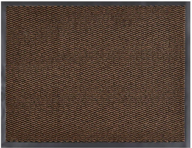 Andiamo Easy deurmat - vuilvangmat voor de entree van uw huis - flexibel inzetbaar als binnendeurmat, deurmat in overdekte buitenruimtes of als schoenmat 80 x 120 cm Bruin