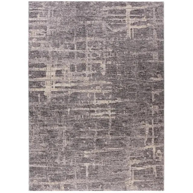 Dutch XXL Laagpolig Vloerkleed | Tapijt | Jaka | Abstract | Grijs | 80x150 cm