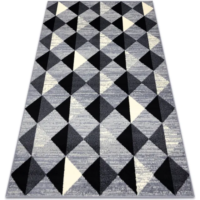 RUGSX Kleden Rugsx Tapijt BCF BASE 3987 Trigone, drieho , 185x270 cm Grijs