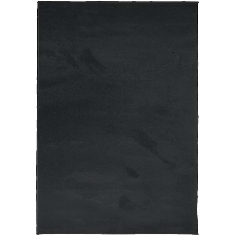vidaXL Vloerkleed OVIEDO laagpolig 160x230 cm zwart, foto 3