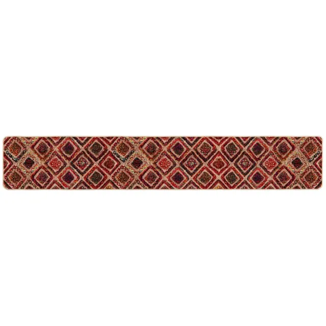 vidaXL Tapijt - Runner - MARSA - Meerkleurig - 50 - x - 350 - cm - Polyester - en - PVC