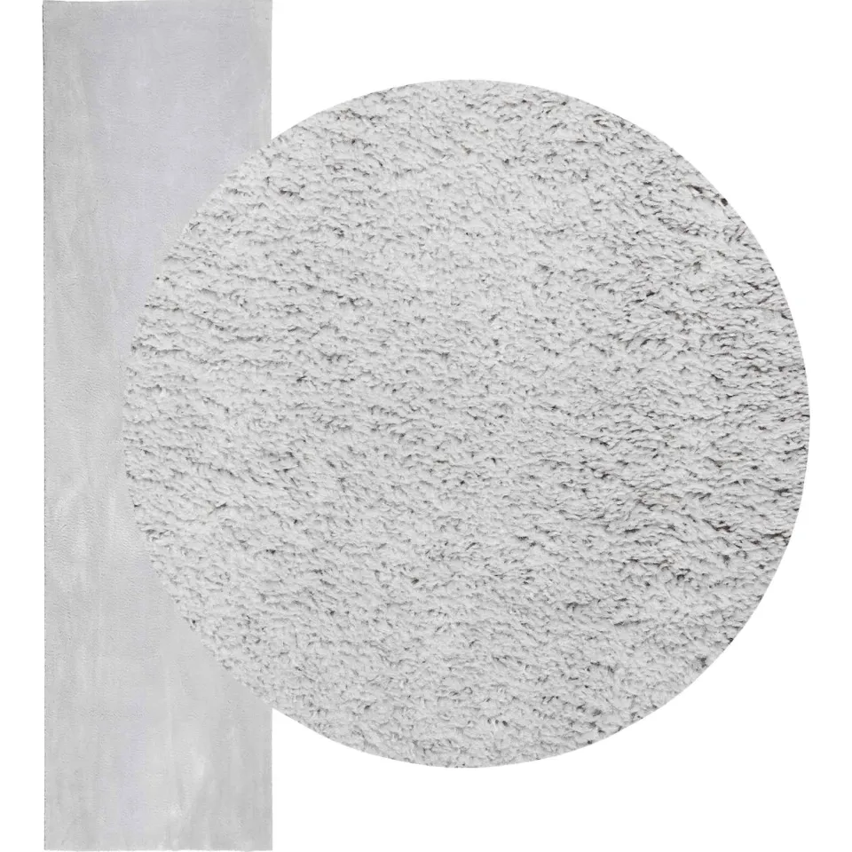 vidaXL Medium pile zachte en wasbare tapijt HUARTE Grijs 80 x 500 cm