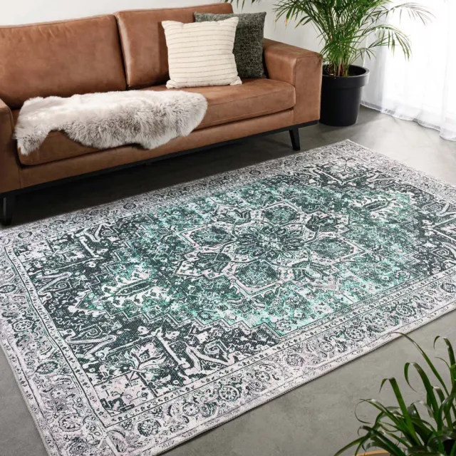 Heritaged Vintage vloerkleed - Fade No.3 groen 152x230