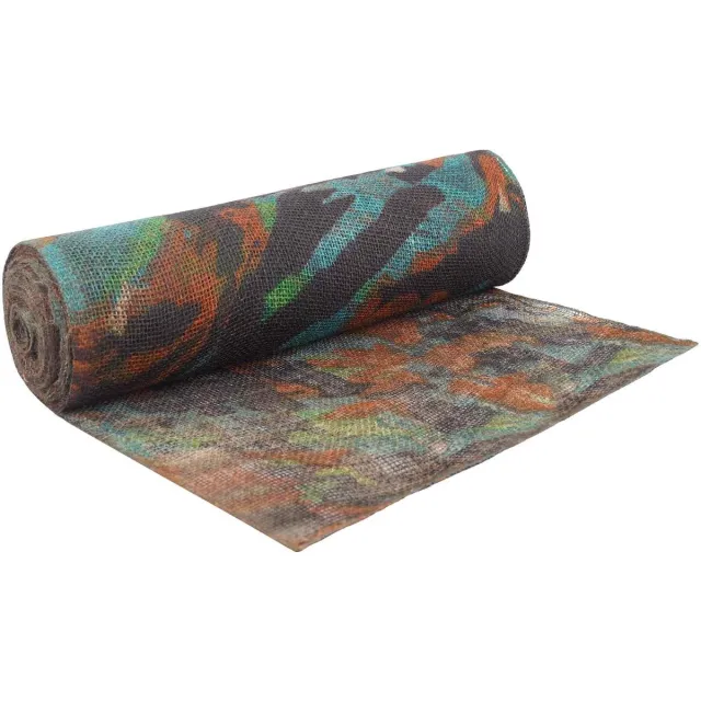 vidaXL Tuin - Jute - Net - 50 - cm - x - 10 - m - 180 - gsm - 100% - Tossa - Jute - Camouflage
