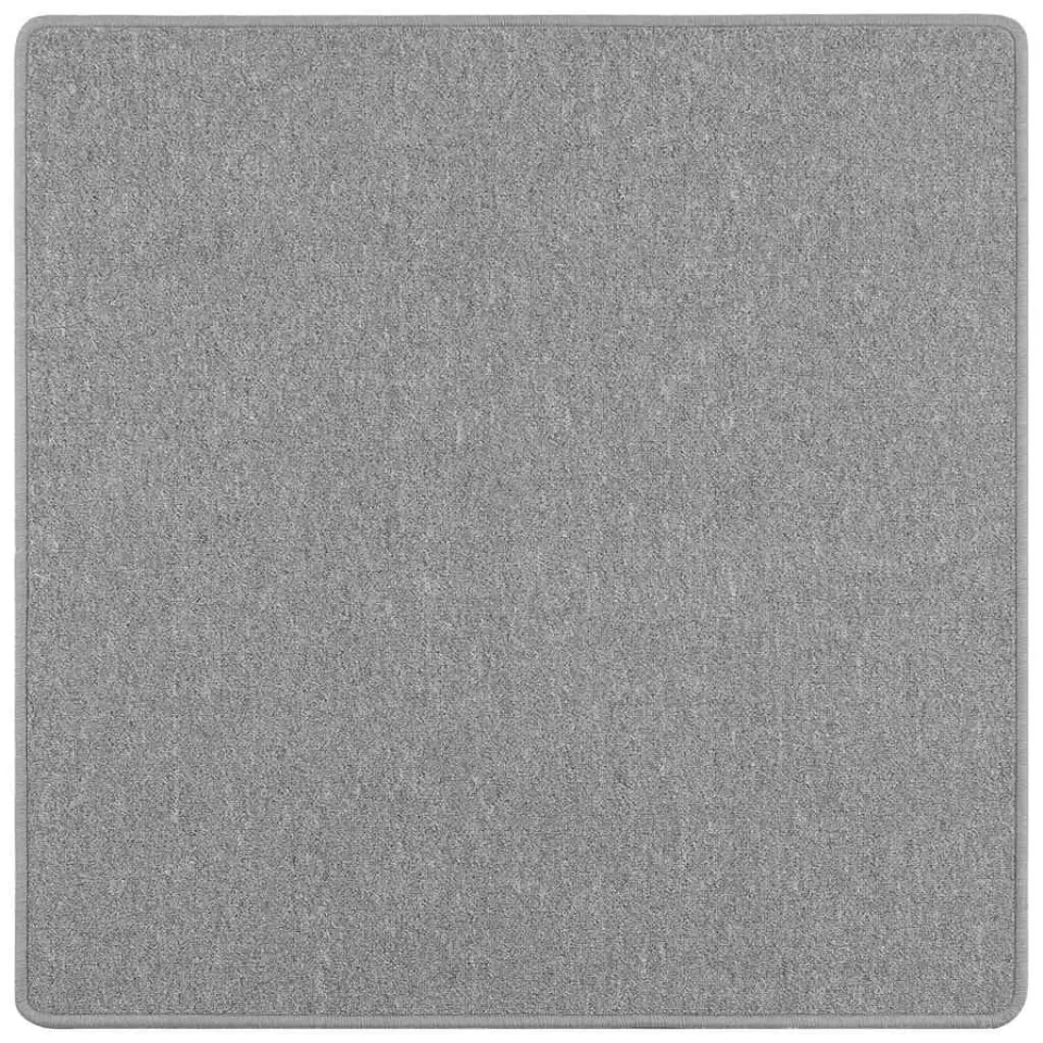 vidaXL Tapijt Loper Lichtgrijs 100 x 100 cm 100% Polypropyleen