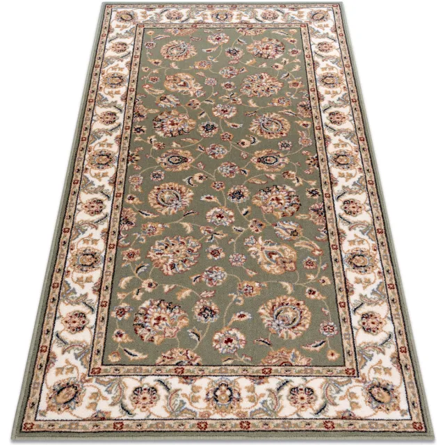 RUGSX Kleden Rugsx Wollen tapijt NAIN Ornament, frame 7338/51088 groe 200x300 cm Groen