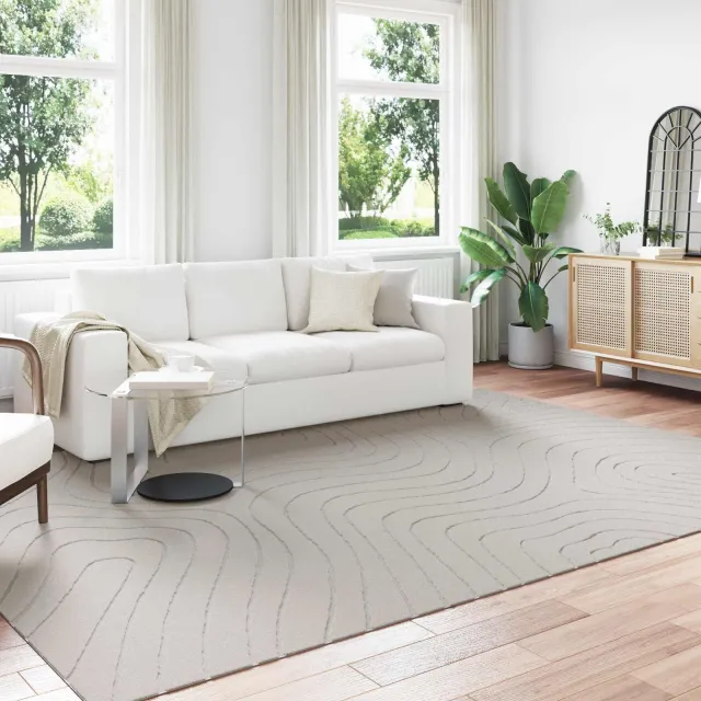 vidaXL Binnen- en buitentapijt PALMERAS Crème 200 x 280 cm Polyester, foto 2