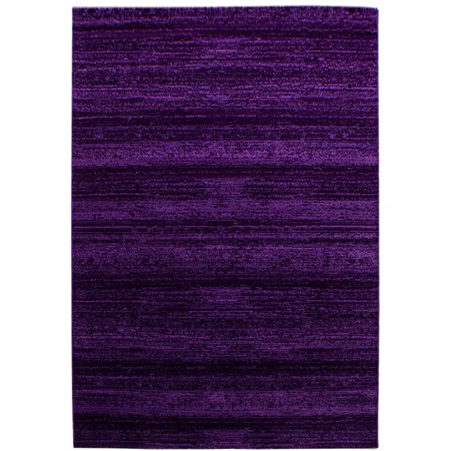 Tapijtenmagazijn Laagpolig vloerkleed, effen kleur - violet, woonkamerkleed, jute achterkant, afmeting: 240 x 340 cm Lila