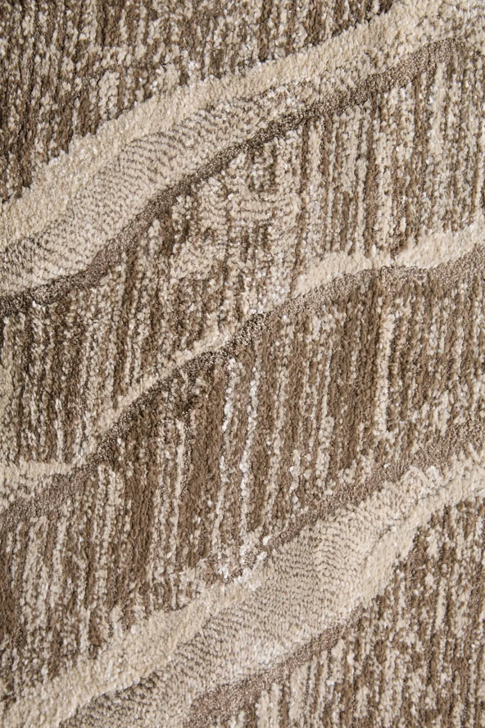 NOUS Living Horizon vloerkleed donkerbruin crème/donkerbruin, foto 6