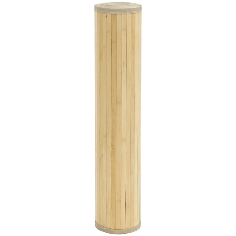 vidaXL Vloerkleed rechthoekig 100x400 cm bamboe lichtnaturel Beige