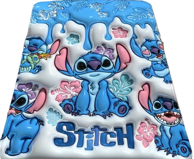 Disney Vloerkleed Stitch - antislip - tapijt - foam - keukenkleed - salontafel kleed - woonkamer - slaapkamer - 80 x 120 cm blauw