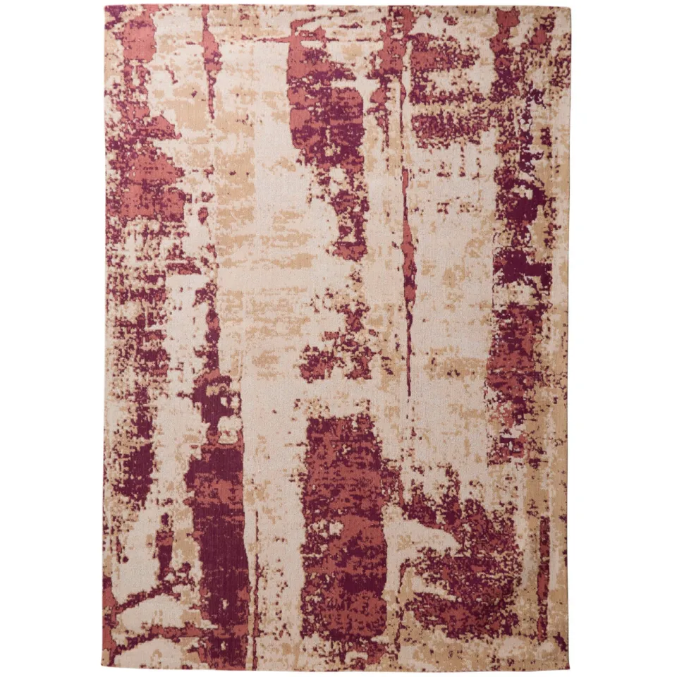 NOUS Living Renato vloerkleed roze beige bordeaux/roze/beige