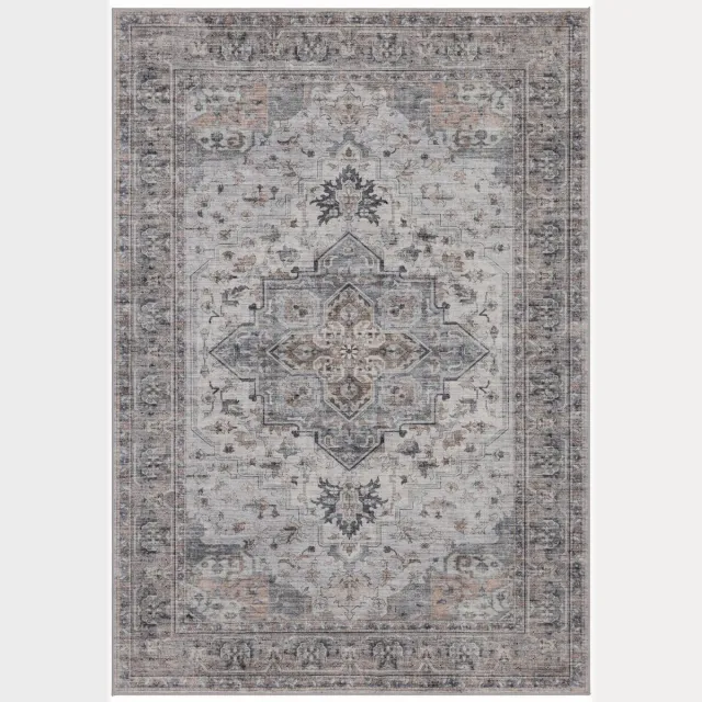 Dutch XXL Vintage Vloerkleed | Tapijt | Inka | Oosters | Medaillon | Beige