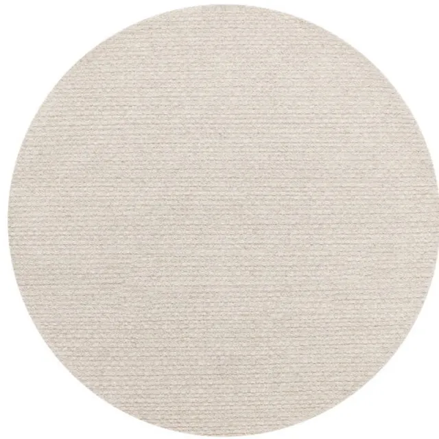 Must Living Nirvana vloerkleed rond wol en polyester beige - Ø250 cm Naturel