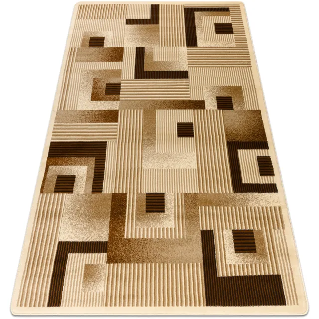 RUGSX Kleden Rugsx Tapijt ROYAL G2069 Geometrisch, lijnen - room 180x270 cm Beige