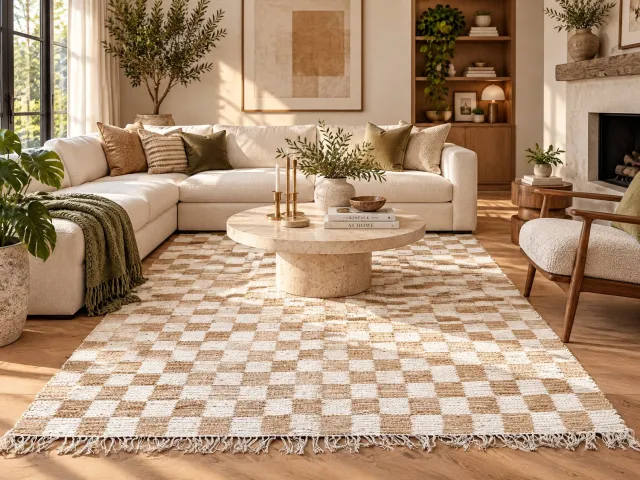 Rozenkelim Handgemaakt jute vloerkleed - 300 x 200 cm - perfect voor elke ruimte - duurzaam en stijlvol Divers