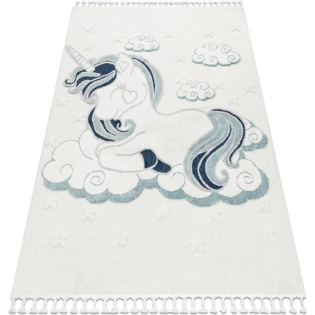RUGSX Kleden Rugsx Tapijt YOYO GD49 wit / grijs - 80x150 cm