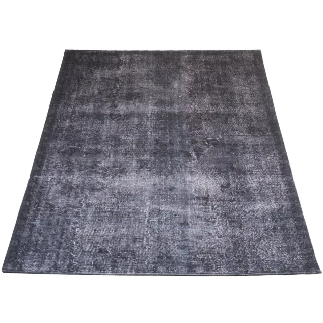 Veer Carpets Vloerkleed Yves Antraciet 80 x 300 cm -Laagpolig Synthetisch Vloerkleed – Vintage / Klassiek Medaillon