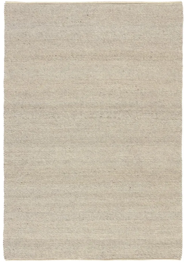 Lino Alba Beige Vloerkleed 170x240cm - Handgeweven Luxe Tapijt - 100% Viltwol - 12mm dik - 2,8kg/m² - Laagpolig Vloerkleed Woonkamer, Eetkamer, Slaapkamer