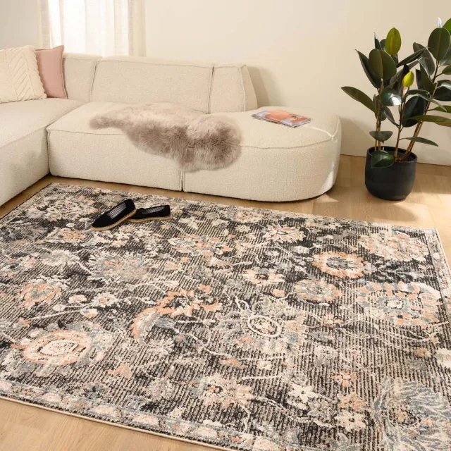 Tapeso Klassiek vloerkleed - Fancy Flowers multi