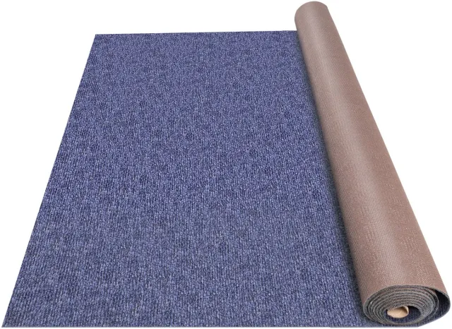 Vevor Home Fleece Tapijt Effen Kleur 1,8x9 M, Slaapkamer Zachte Pluizige Runner Tapijt Thuis Blauw, Tapijt voor Indoor Woonkamer, Nordic Style Tapijt Thuis Tapijt mat Effen Kleur Tapijt Bedkant