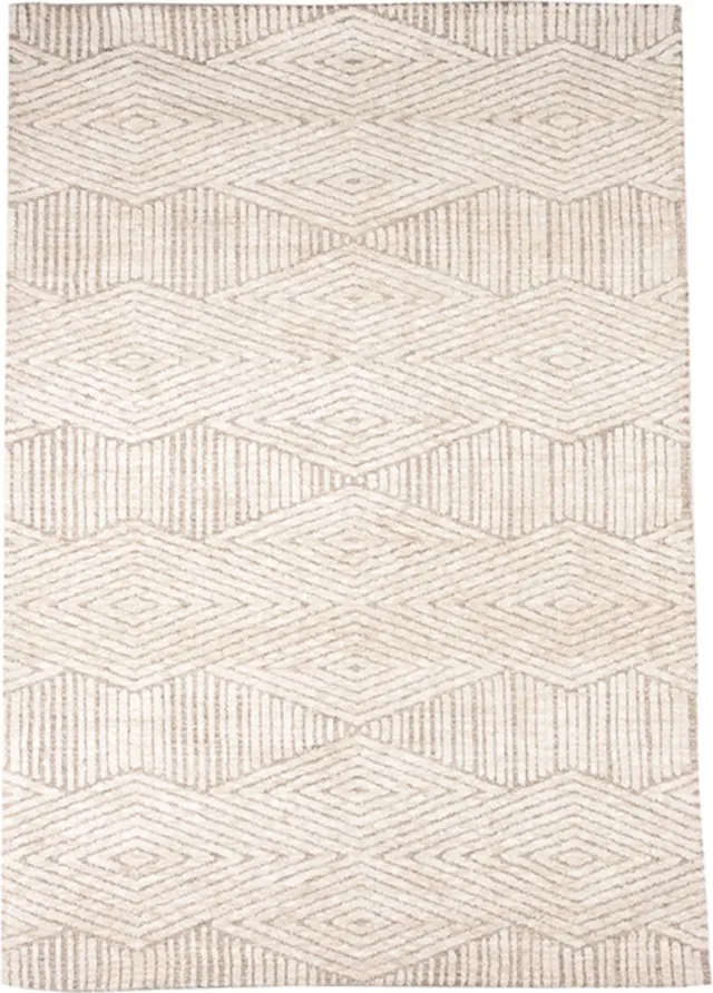 LABEL51 Vloerkleed Cosy Taupe Synthetisch 200x300 cm