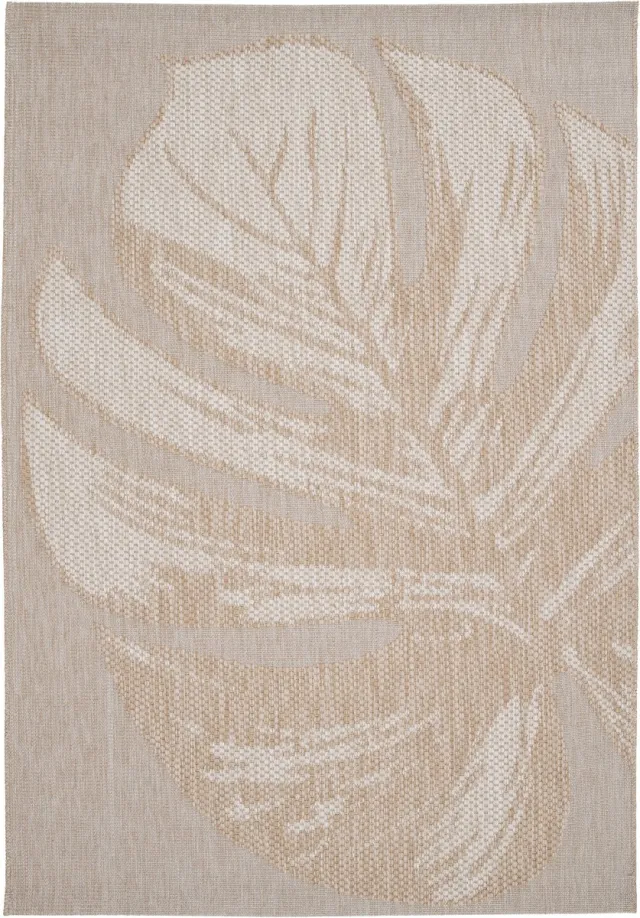 Garden Impressions Naturalis buitenkleed - 160x230 cm - leaf taupe